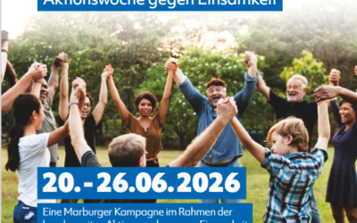 Gemeinsam statt einsam: Marburg lädt zur Aktionswoche gegen Einsamkeit ein